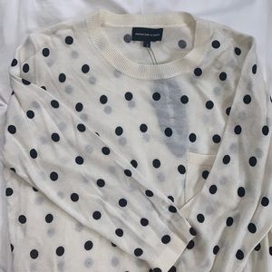 COPY - Wrong Side Of Right poka dot long sleeve shirt. Size 3